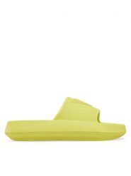 Guess Klapki E4GZ27 WG5X0 Zielony. Zielone klapki damskie Guess, z aplikacjami, z tworzywa sztucznego, bez obcasa. Za 139.99 zł.