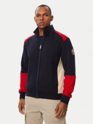 Napapijri Bluza B-Archive NP0A8AFN Granatowy Regular Fit. Niebieskie bluzy męskie Napapijri, m, bez wzorów, z bawełny, bez kaptura. Za 749.99 zł.