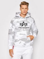 Alpha Industries Bluza Basic 178312C Szary Regular Fit. Szare bluzy męskie Alpha Industries, m, bez wzorów, z bawełny, bez kaptura. Za 269.99 zł.