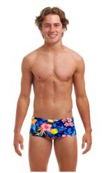 Kąpielówki chłopięce spodenki bokserki szybkoschnące na basen Funky Trunks. Brązowe kąpielówki dla chłopców FUNKY TRUNKS, bez wzorów, z elastanu. Za 121.98 zł.
