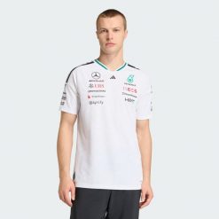 Koszulka Mercedes - Amg Petronas Formula 1 Team Driver Authentic. Białe buty sportowe męskie Adidas, bez wzorów, bez kołnierzyka, bez ramiączek, na fitness i siłownię, climacool (adidas). Za 529.00 zł.
