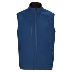 Ocieplacz Męski Falcon Softshell Zapinany Na Zamek Błyskawiczny. Niebieskie kurtki sportowe męskie SOL'S, m, bez wzorów, z softshellu, trekkingowe. Za 214.99 zł.