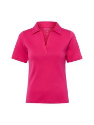 Brookshire koszulka polo Kobiety Dżersej wyrazisty róż, XXXL. Czerwone koszulki sportowe damskie brookshire, bez wzorów, z bawełny, bez kołnierzyka, bez ramiączek. Za 79.95 zł.