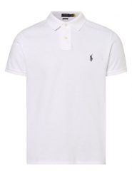 Polo Ralph Lauren koszulka polo Mężczyźni Bawełna biały, XL. Białe koszulki polo męskie Polo Ralph Lauren, m, bez wzorów, z bawełny, klasyczne, bez ramiączek. Za 649.95 zł.