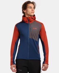 Męska bluza polarowa Kilpi SEVELEN-M. Niebieskie bluzy męskie Kilpi, m, bez wzorów, z materiału, z kapturem. Za 265.50 zł.