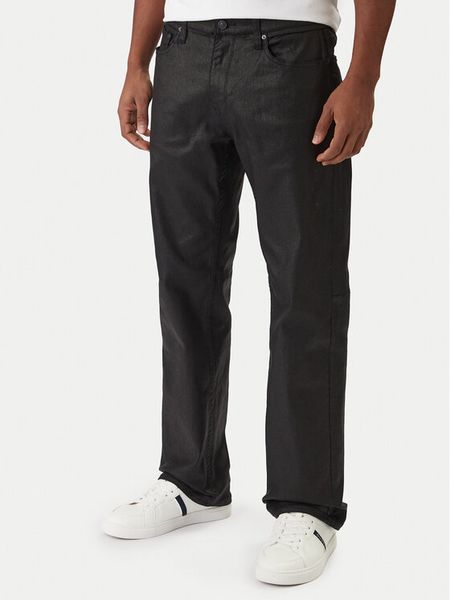 Guess Jeansy M6RAR7 D6460 Czarny Regular Fit. Czarne jeansy męskie Guess. Za 378.99 zł.