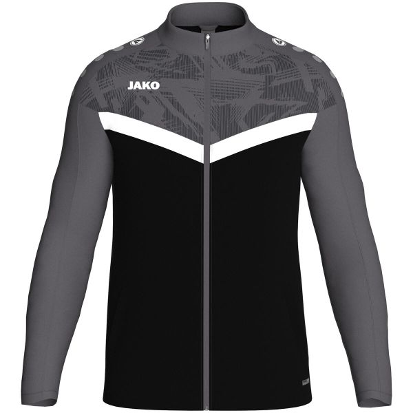 Poliestrowa bluza dresowa Jako Iconic. Czarne bluzy męskie Jako, xl, bez wzorów, z dresówki, bez kaptura. Za 286.50 zł.