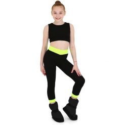 Buty rozgrzewkowe do gimnastyki artystycznej INDIGO. Czarne obuwie sportowe damskie INDIGO SPORTS, bez wzorów, z polaru, na fitness i siłownię. Za 130.00 zł.