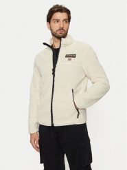 Napapijri Polar Tynik NP0A4IA9 Beżowy Regular Fit. Brązowe bluzy męskie Napapijri, l, bez wzorów, z polaru, bez kaptura. Za 559.99 zł.