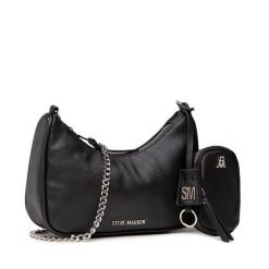 Torebka Steve Madden. Czarne listonoszki damskie Steve Madden, bez wzorów, bez dodatków. Za 279.99 zł.