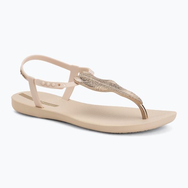 Sandały damskie Ipanema Class Flora. Brązowe sandały damskie Ipanema, bez wzorów, z materiału, bez obcasa, bez zapięcia. Za 89.99 zł.