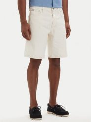 Tommy Hilfiger Szorty jeansowe Dover Washed MW0MW42556 Kremowy Regular Fit. Białe szorty męskie Tommy Hilfiger, m, bez wzorów, z bawełny. Za 369.99 zł.