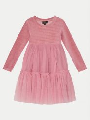 OVS Sukienka elegancka 2144438 Różowy Regular Fit. Czerwone sukienki dla dziewczynek OVS, bez wzorów, z syntetyku, eleganckie, bez ramiączek. Za 99.99 zł.