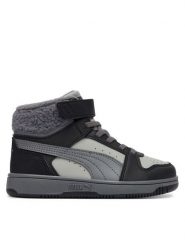 Puma Sneakersy Rebound Slam Mid Cozy Ac+Ps 407729 Szary. Szare buty sportowe chłopięce Puma, bez wzorów, ze skóry, bez zapięcia. Za 249.99 zł.