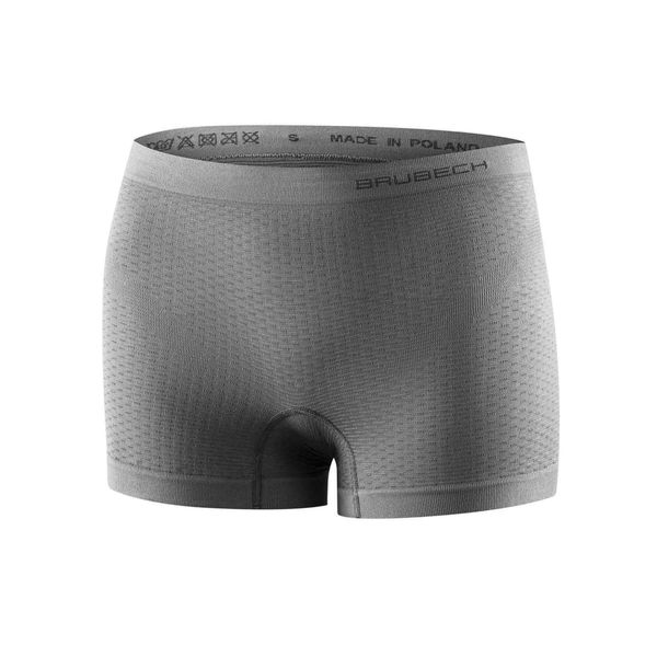 Bokserki do biegania Base Layer Ultra Light 3D Damskie. Szare bokserki damskie Brubeck, s, bez wzorów, z dzianiny. Za 49.49 zł.