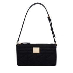 Torebka KARL LAGERFELD. Czarne torebki do ręki damskie KARL LAGERFELD, bez wzorów, klasyczne, bez dodatków. Za 779.99 zł.