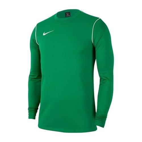 Bluza treningowa chłopięca Nike JR Park 20 Crew. Zielone bluzy dla chłopców Nike, bez wzorów, bez ramiączek, bez kaptura. Za 127.10 zł.
