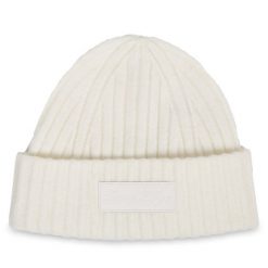 Czapka Tommy Hilfiger. Białe czapki i kapelusze damskie Tommy Hilfiger, na zimę, bez wzorów. Za 269.99 zł.