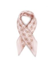 Guess Chusta AW5454 SIL03 Różowy. Czerwone czapki i kapelusze damskie Guess, z aplikacjami, z jedwabiu. Za 199.99 zł.