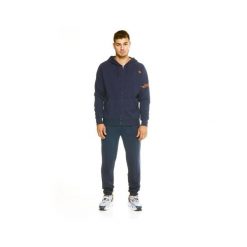 Męski dres Leone z kapturem i pełnym zamkiem błyskawicznym. Niebieskie buty sportowe męskie LEONE 1947 APPAREL, z dresówki, bez zapięcia, na fitness i siłownię. W wyprzedaży za 266.60 zł.