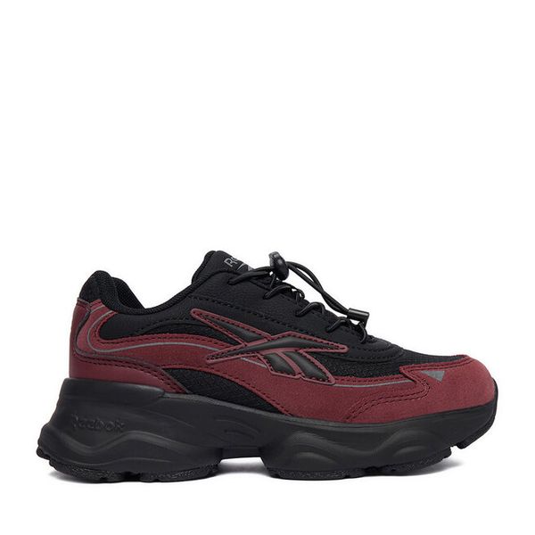 Sneakersy Reebok. Czerwone trampki i tenisówki chłopięce Reebok, bez wzorów, bez zapięcia. Za 149.99 zł.