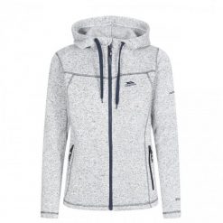 Bluza Polarowa Damska Odelia. Niebieskie bluzy damskie Trespass, na zimę, l, bez wzorów, z dzianiny, z kapturem. Za 376.99 zł.
