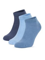 Sprandi Skarpety krótkie 0UB-005-AW24 (3-PACK) Niebieski. Niebieskie skarpety damskie Sprandi, bez wzorów, z bawełny. Za 19.99 zł.