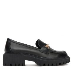 Loafersy DeeZee. Czarne mokasyny damskie DeeZee. Za 159.99 zł.