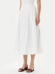 Herskind Spódnica trapezowa Herdis 5559202 Biały Regular Fit. Białe spódnice damskie Herskind, bez wzorów, z bawełny, trapezowe. Za 419.99 zł.