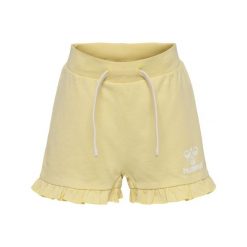 Szorty z falbanką dla dziewczynki Hummel Dream. Brązowe spodenki dla dziewczynek Hummel, bez wzorów, sportowe. Za 153.00 zł.