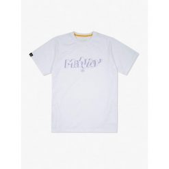 Koszulka sportowa MANTO Tag 24 z krótkim rękawem. Białe koszulki sportowe męskie Manto, m, bez wzorów, bez kołnierzyka, bez ramiączek. Za 52.99 zł.