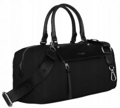 Bagietka czarna David Jones [DH] 6702-6. Czarne torebki do ręki damskie David Jones, bez wzorów, bez dodatków. Za 155.99 zł.
