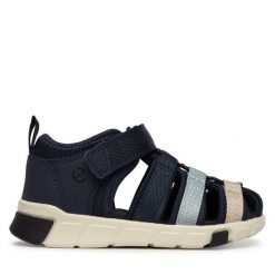 Sandały ECCO. Niebieskie sandały chłopięce ecco, bez zapięcia. Za 249.99 zł.
