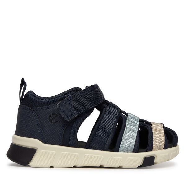 Sandały ECCO. Niebieskie sandały chłopięce ecco, bez zapięcia. Za 249.99 zł.