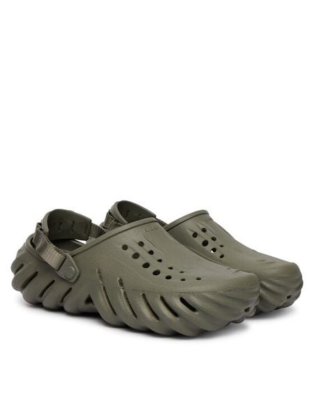 Crocs Klapki Echo Clog 207937 Zielony. Zielone klapki męskie Crocs, z tworzywa sztucznego. Za 249.99 zł.