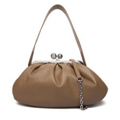 Torebka Weekend Max Mara. Brązowe torebki do ręki damskie Weekend Max Mara, bez wzorów, wizytowe, bez dodatków. Za 1,839.00 zł.