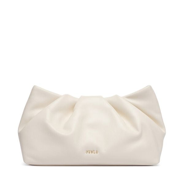 Torebka Furla. Białe kopertówki damskie Furla, bez wzorów, bez dodatków. Za 919.99 zł.