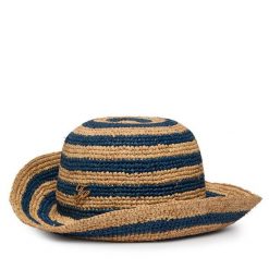 Kapelusz Tommy Hilfiger. Niebieskie czapki i kapelusze damskie Tommy Hilfiger, bez wzorów. Za 289.99 zł.