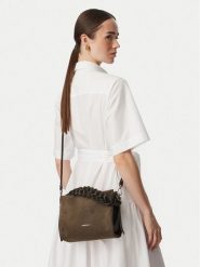 Coccinelle Torebka P6P Boheme Suede Bimaterial E1 P6P 58 01 01 Khaki. Brązowe torebki do ręki damskie Coccinelle, bez wzorów, ze skóry, bez dodatków. Za 1,549.00 zł.
