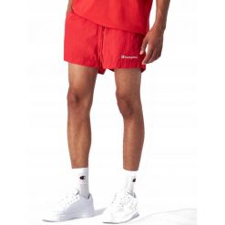 Spodenki Męskie Champion Czerwone Basenowe Kąpielówki. Czerwone kąpielówki męskie Champion, m, bez wzorów. Za 129.00 zł.