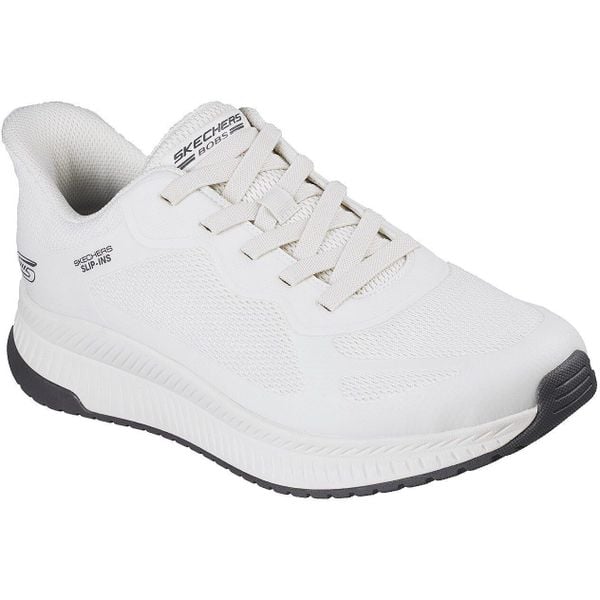 Buty sportowe męskie Skechers Bobs Squad 4. Białe trekkingi męskie Skechers, trekkingowe. Za 490.00 zł.