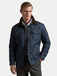 Polo Ralph Lauren Kurtka przejściowa 710876085003 Granatowy Regular Fit. Niebieskie kurtki męskie Polo Ralph Lauren, m, bez wzorów, z syntetyku, bez kaptura. Za 1,149.00 zł.