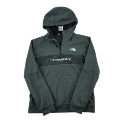 Bluza z kapturem męska The North Face szara. Szare bluzy męskie The North Face, l, bez wzorów, z materiału, z kapturem, na fitness i siłownię. Za 136.28 zł.