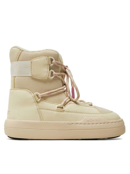 Moon Boot Śniegowce Park Sneaker Boot 80D2470060 Beżowy. Brązowe śniegowce i trapery damskie Moon Boot, ze skóry. Za 669.99 zł.