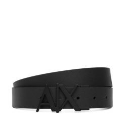 Pasek Armani Exchange. Czarne paski damskie Armani Exchange, bez wzorów. Za 299.99 zł.