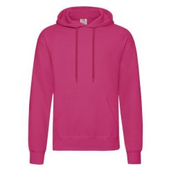 Męska Klasyczna Bluza Z Kapturem. Czerwone bluzy męskie Fruit of the Loom, l, bez wzorów, z kapturem. Za 81.99 zł.