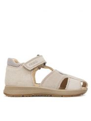 Primigi Sandały 1365711 S Beżowy. Brązowe sandały chłopięce Primigi, ze skóry, bez zapięcia. Za 279.99 zł.