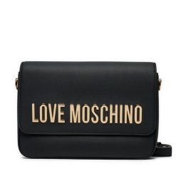 Torebka LOVE MOSCHINO. Czarne listonoszki damskie Love Moschino, bez wzorów, bez dodatków. Za 619.99 zł.