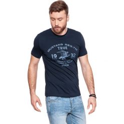 Mustang MUSTANG BASIC PRINT T-SHIRT DARK SAPPHIRE 1006677 4136 L. T-shirty męskie marki Mustang. Za 57.99 zł.