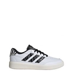 Buty Courtblock. Białe obuwie sportowe damskie Adidas, bez wzorów. Za 245.20 zł.